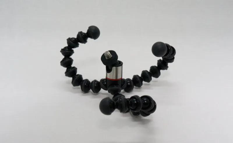 JOBY GorillaPod with its legs bent to show range of motion