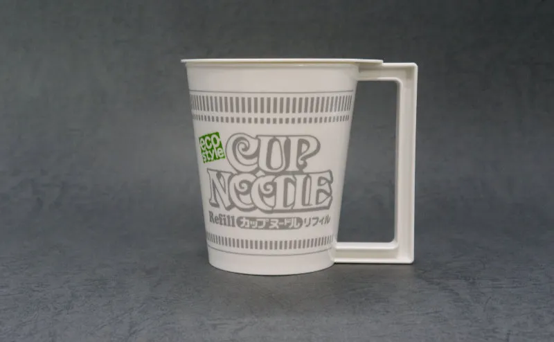 Cup Noodle mug, front view