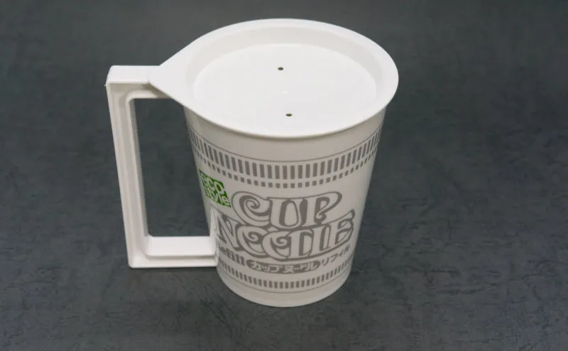 Cup Noodle mug, looking down inside