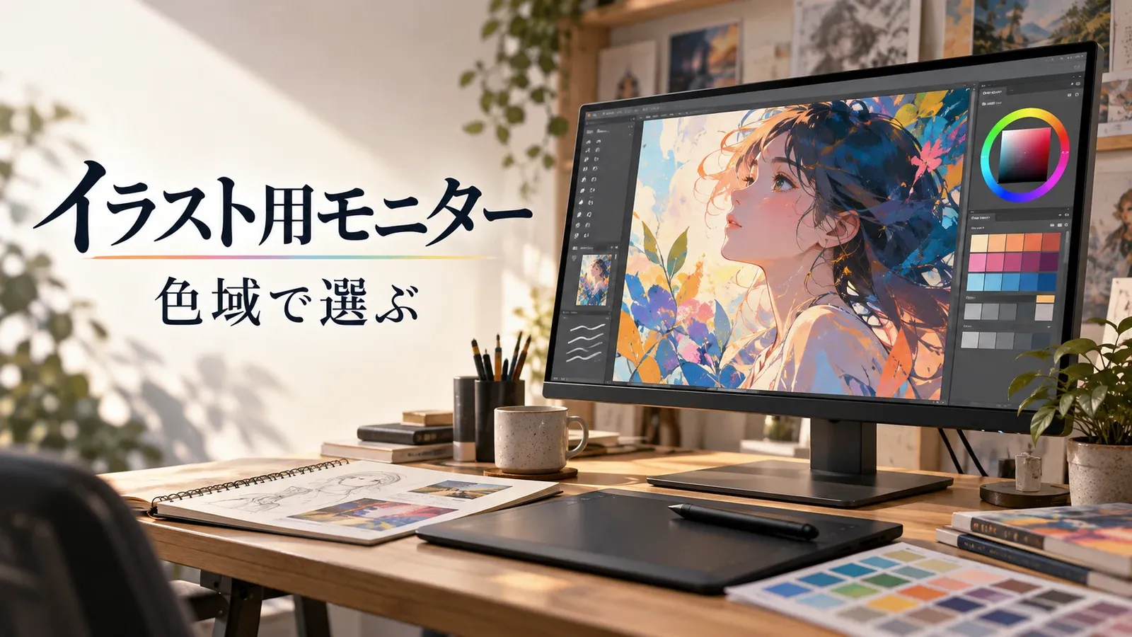 イラスト用モニターの選び方 — 色域は絵を出す先で決める