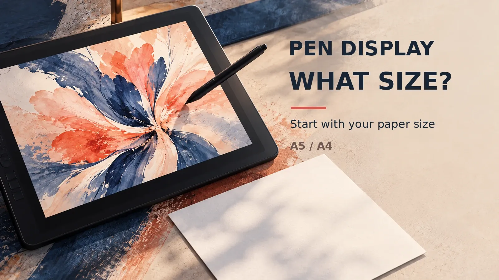 Best Pen Display Size: Match It to Your Paper