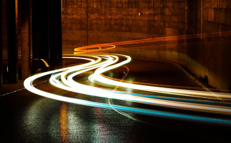 Example of monitor ghosting — slow response times leave previous-frame pixels trailing behind