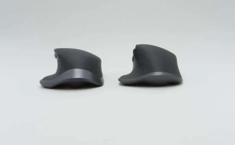 Logitech MX Master 2S and MX Master 3 viewed from behind