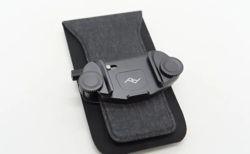 Peak Design Capture and ProPad fully attached to a belt