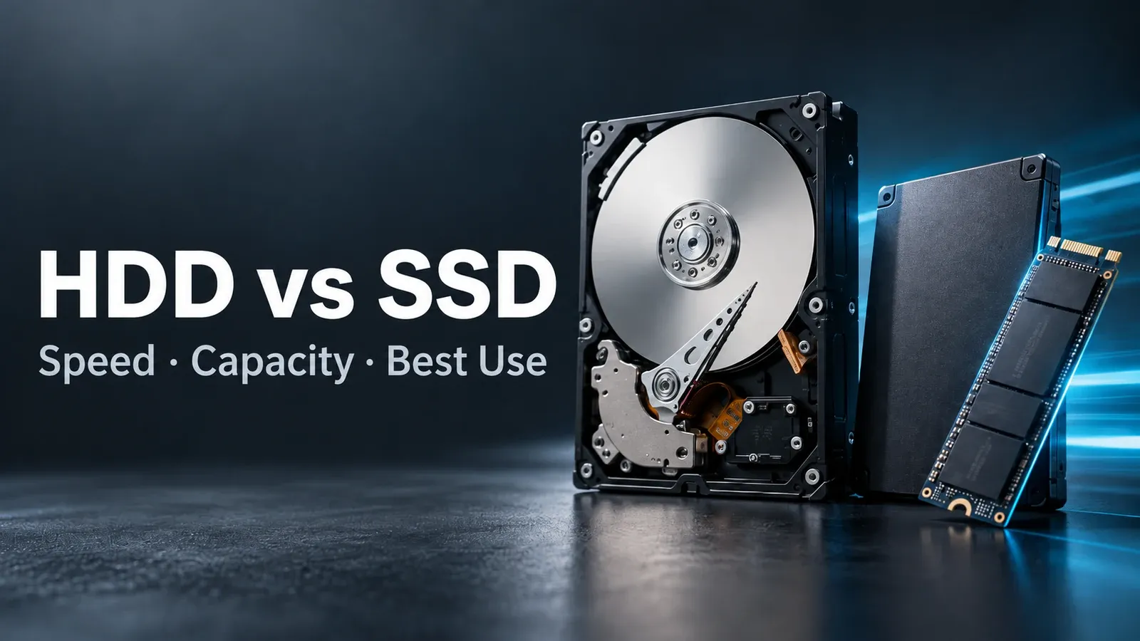 HDD vs SSD: Which to Buy, With Lifespan and Capacity Math