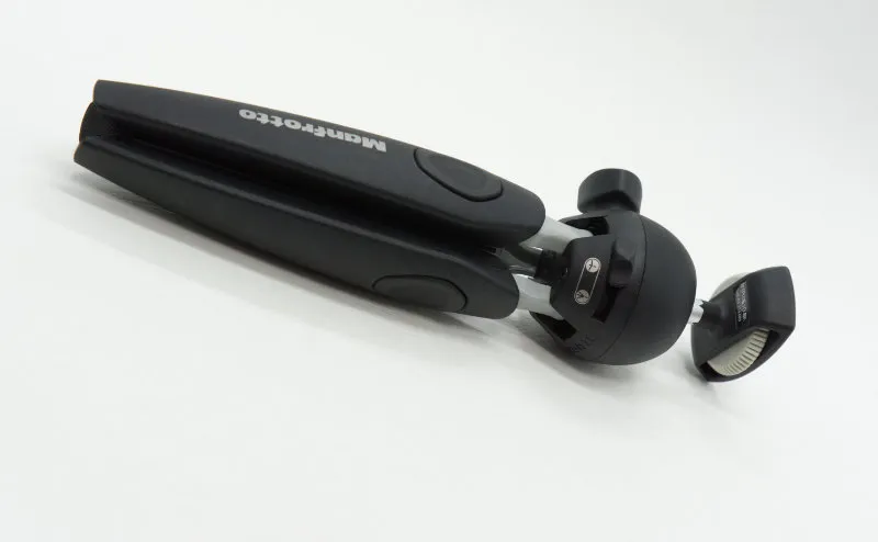 PIXI EVO folded down into a slim cylinder