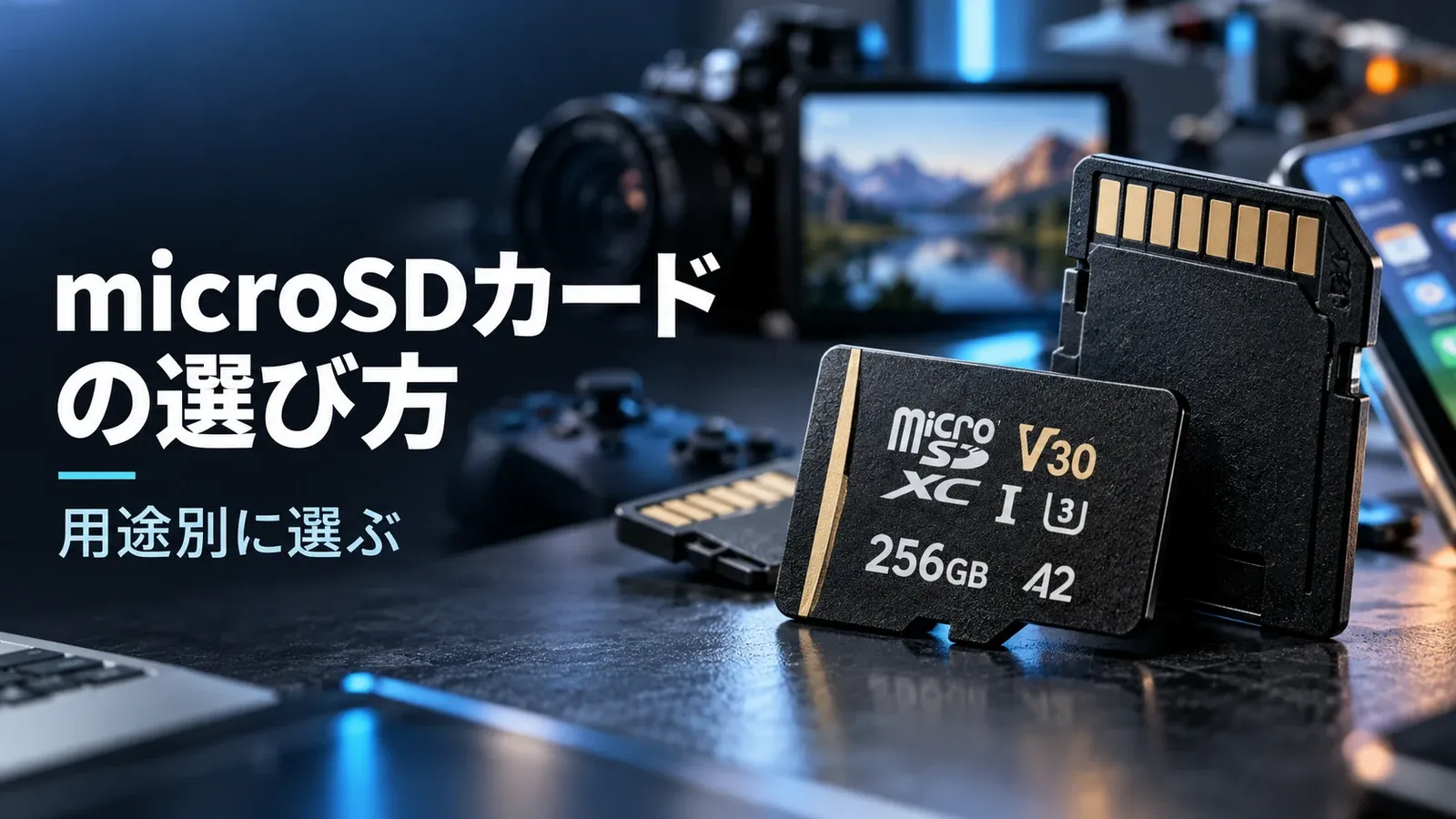 microSDカードの選び方 — 用途別の表記とビットレート早見表